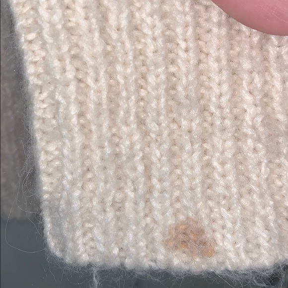 Kaisley Cream Knit Button Down Long Cardigan - Picture 3 of 4